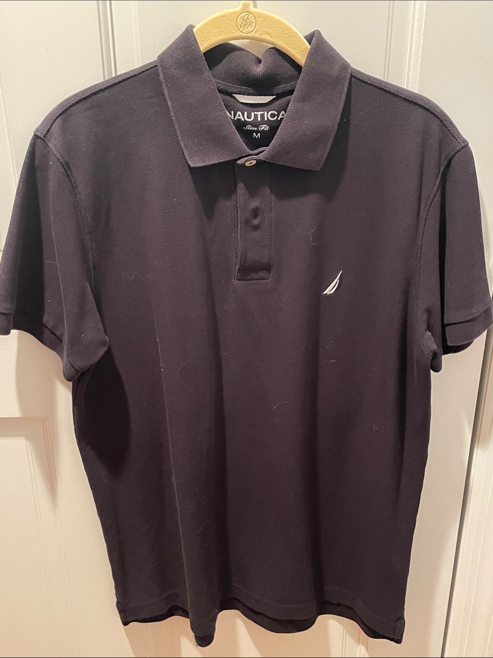 Nautica Men’s Navy Polo with White Sail Logo Mens Size M